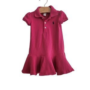 9M Ralph Lauren pink polo dress